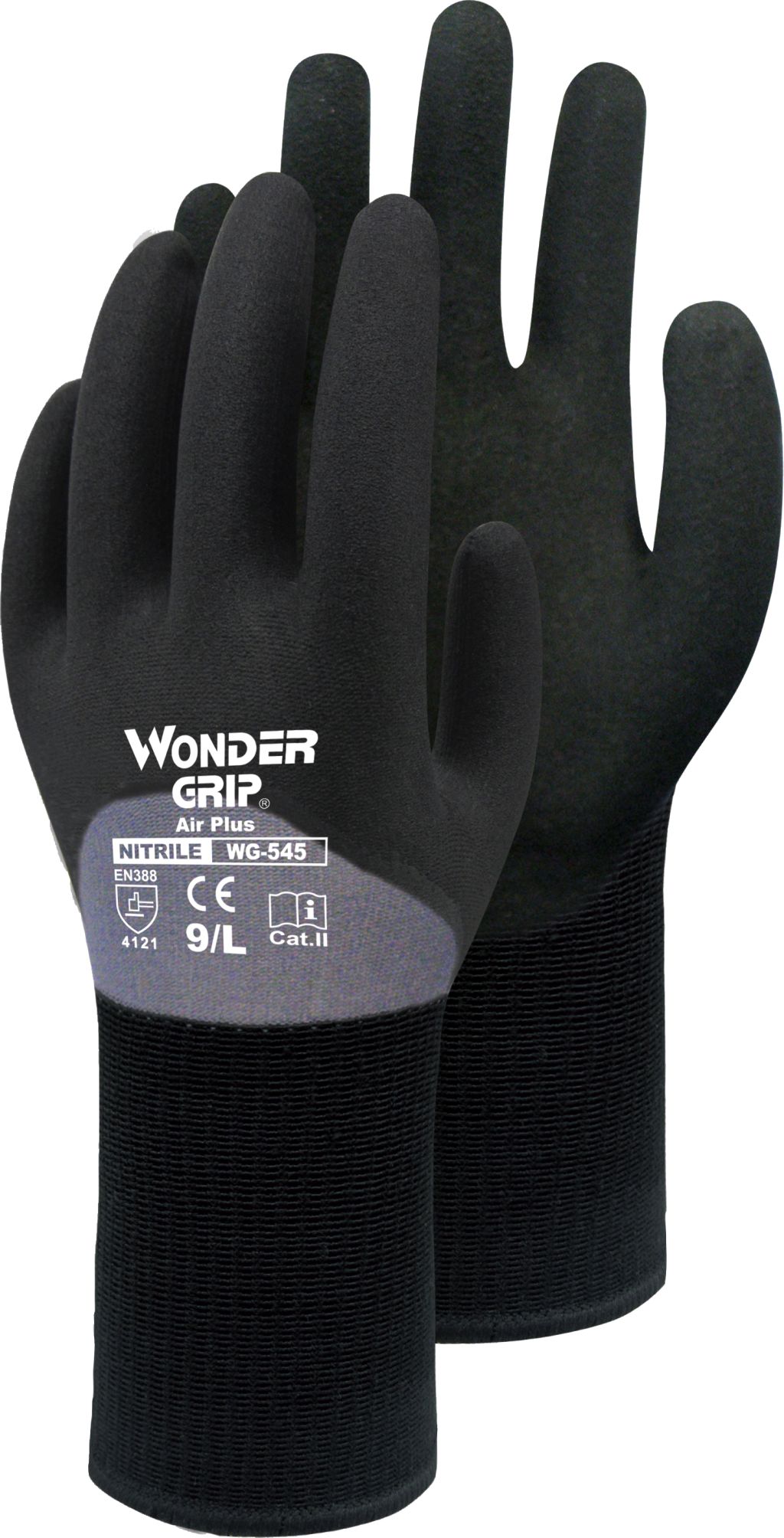 Wonder Grip Air Plus Gr.11 Nylon Strickhandschuhe mit Nitril 